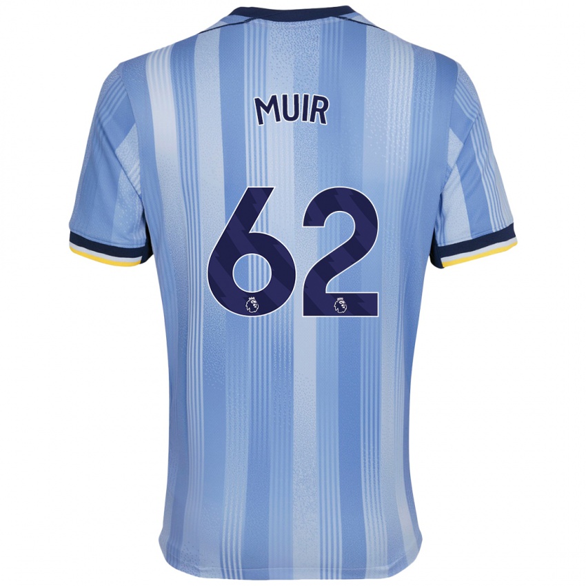 Heren Marqes Muir #62 Lichtblauw Uitshirt Uittenue 2024/25 T-Shirt België