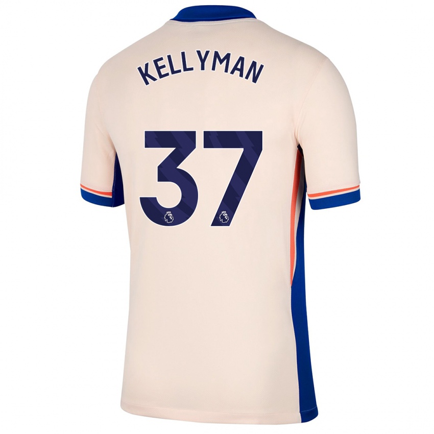 Herren Omari Kellyman #37 Hellbeige Auswärtstrikot Trikot 2024/25 T-Shirt Belgien