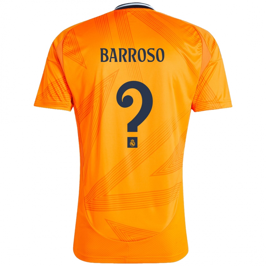 Herren Jaime Barroso #0 Orange Auswärtstrikot Trikot 2024/25 T-Shirt Belgien