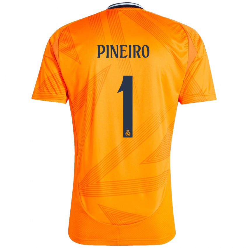 Heren Diego Pineiro #1 Oranje Uitshirt Uittenue 2024/25 T-Shirt België