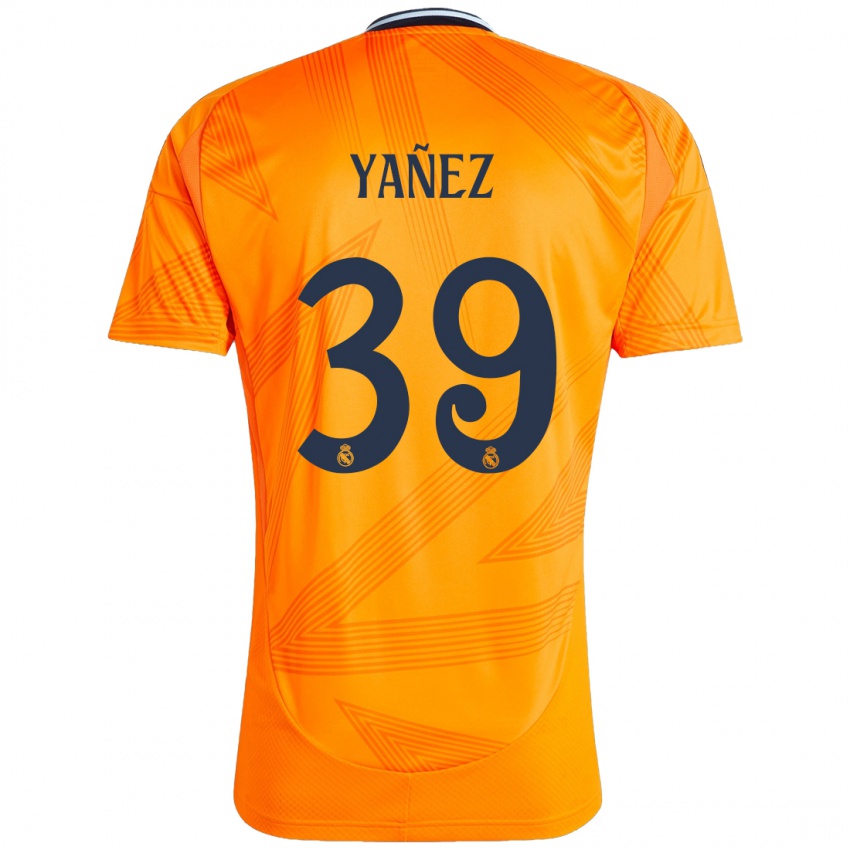 Herren Daniel Yañez #39 Orange Auswärtstrikot Trikot 2024/25 T-Shirt Belgien