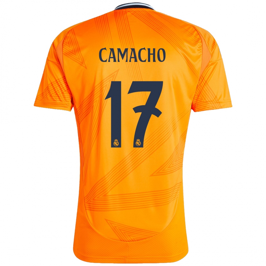 Herren Carla Camacho #17 Orange Auswärtstrikot Trikot 2024/25 T-Shirt Belgien