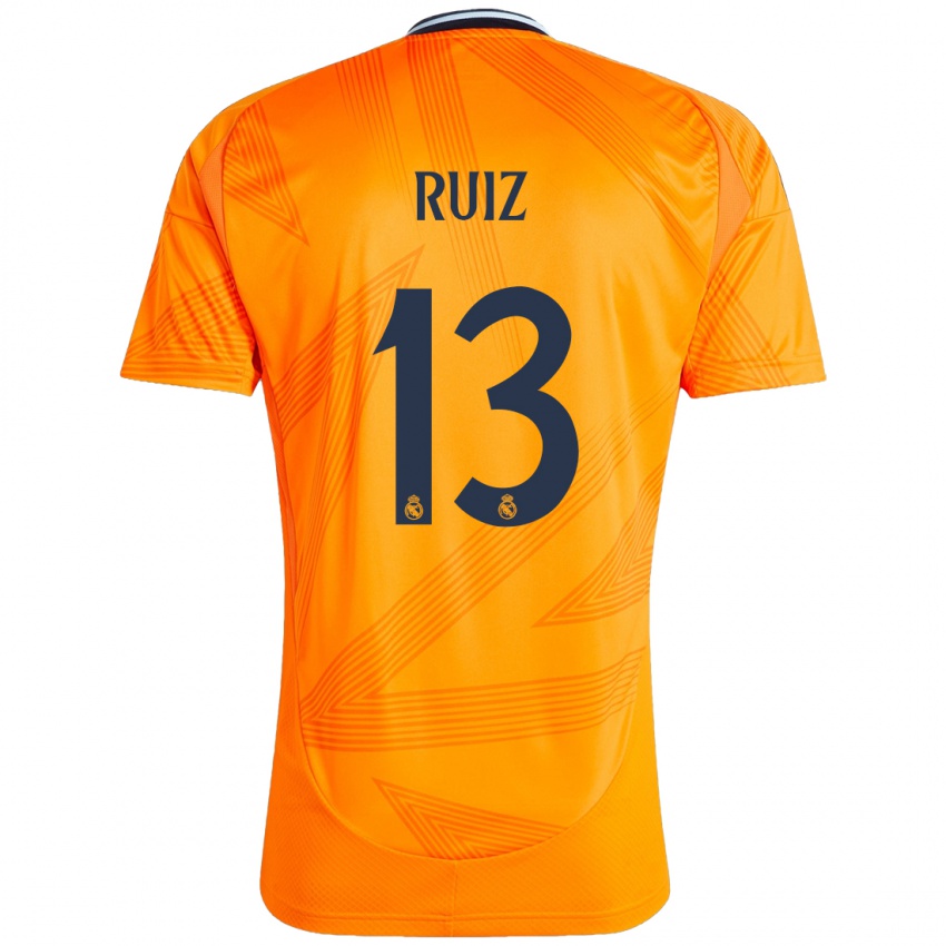 Herren Guillermo Ruiz #13 Orange Auswärtstrikot Trikot 2024/25 T-Shirt Belgien