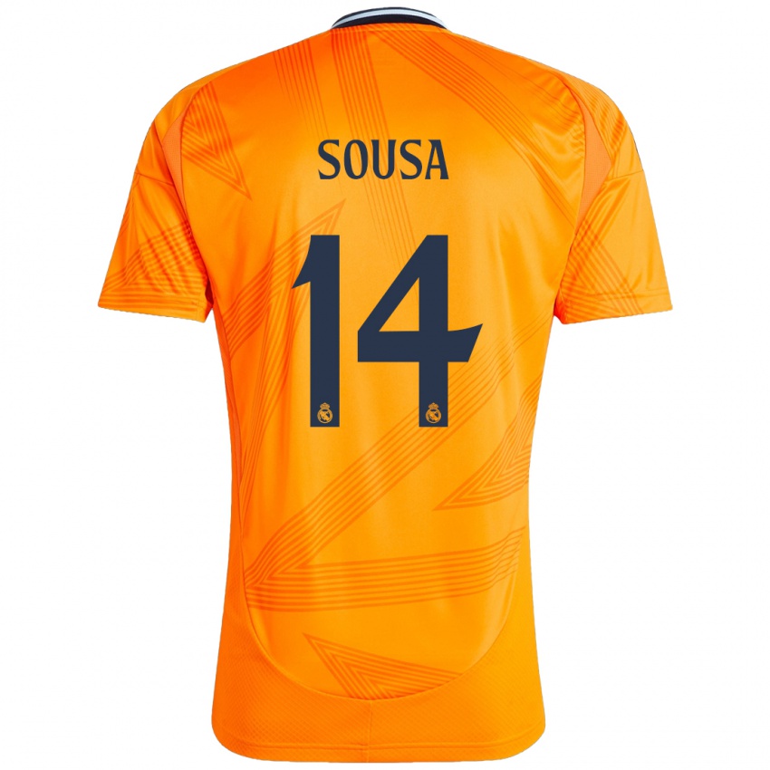 Heren Kathellen Sousa #14 Oranje Uitshirt Uittenue 2024/25 T-Shirt België