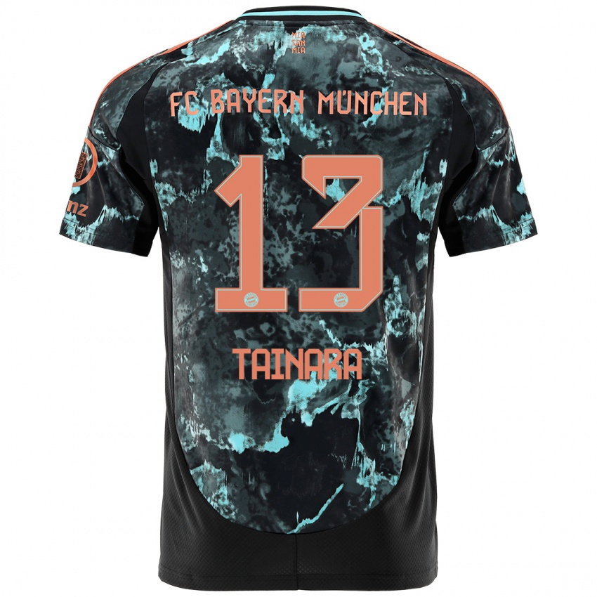 Heren Tainara #13 Zwart Uitshirt Uittenue 2024/25 T-Shirt België