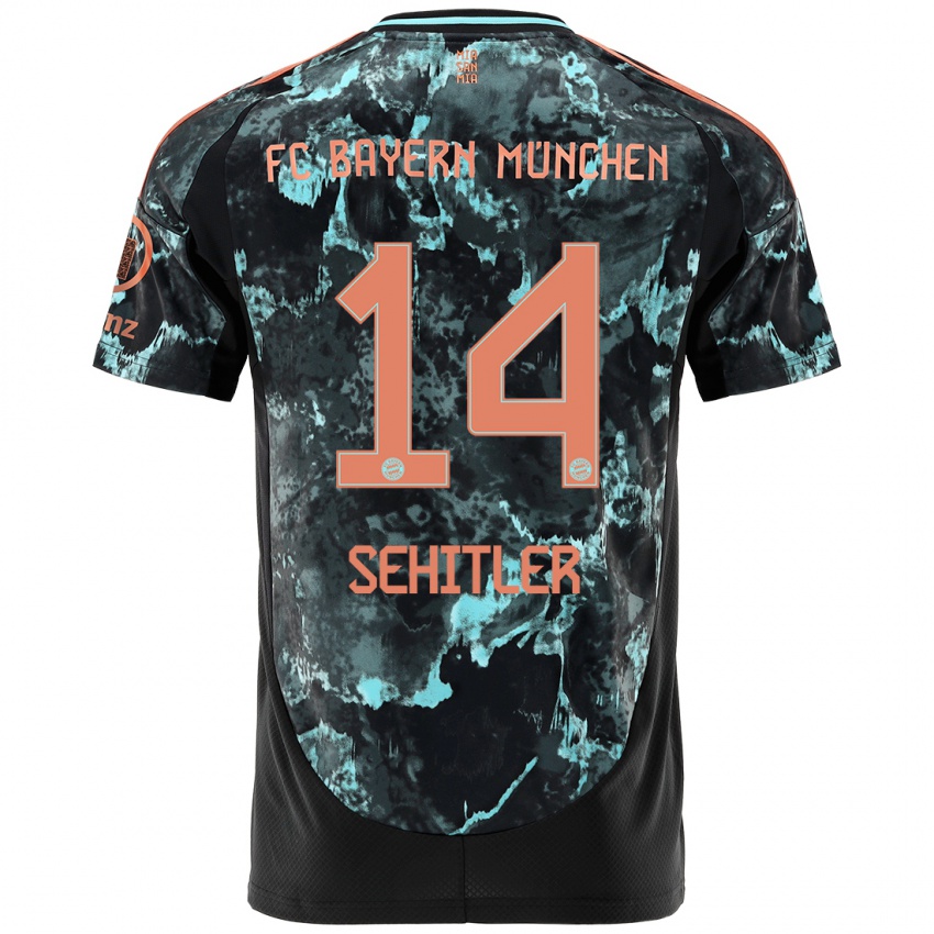 Heren Alara Şehitler #14 Zwart Uitshirt Uittenue 2024/25 T-Shirt België