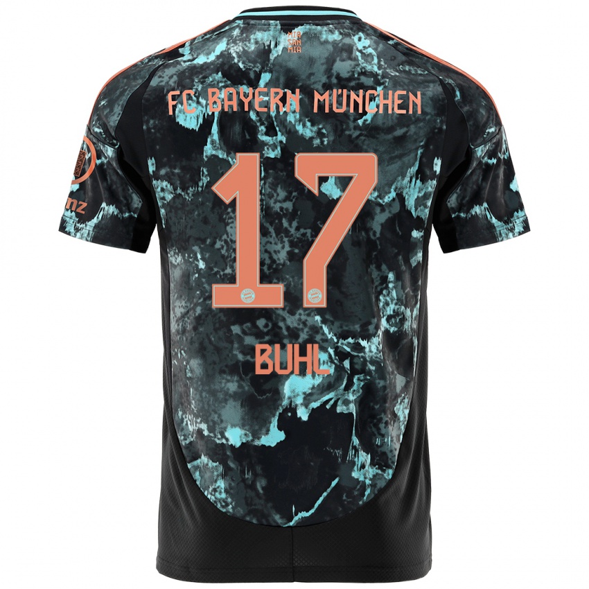 Heren Klara Buhl #17 Zwart Uitshirt Uittenue 2024/25 T-Shirt België