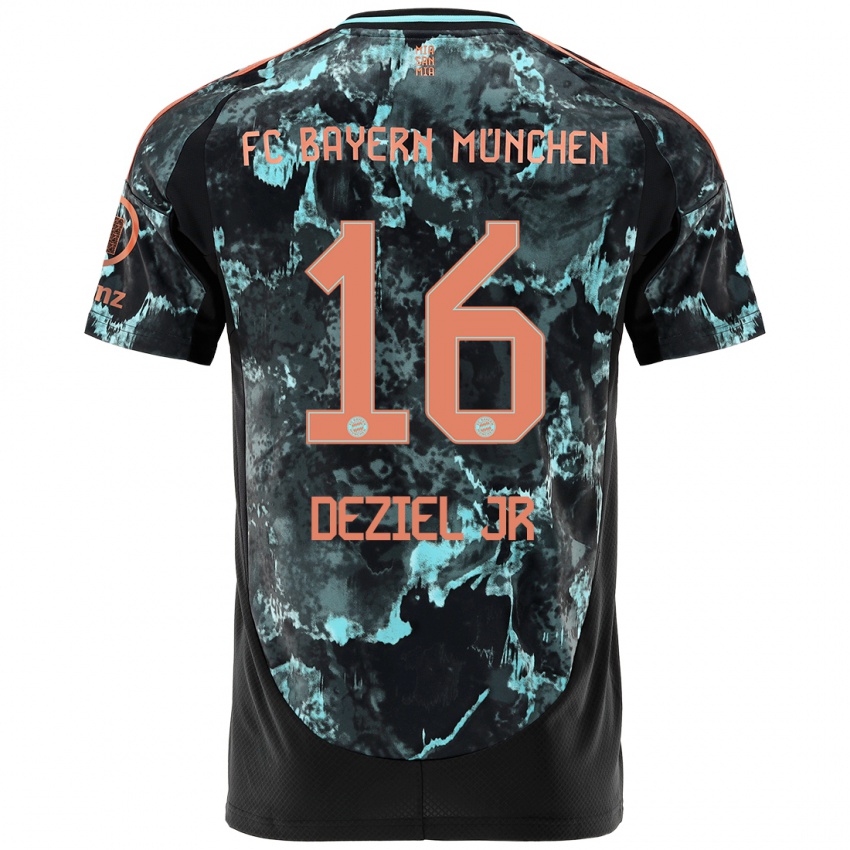 Heren Robert Deziel Jr #16 Zwart Uitshirt Uittenue 2024/25 T-Shirt België