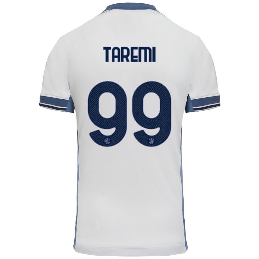 Heren Mehdi Taremi #99 Wit Grijs Uitshirt Uittenue 2024/25 T-Shirt België