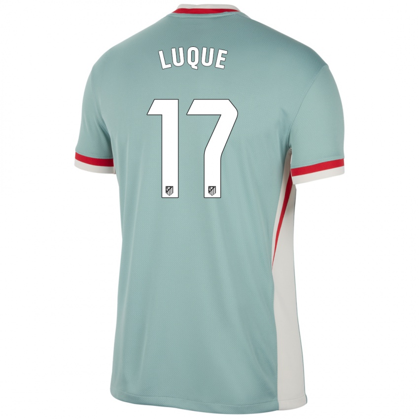 Heren Iker Luque #17 Lichtbeige Blauw Uitshirt Uittenue 2024/25 T-Shirt België