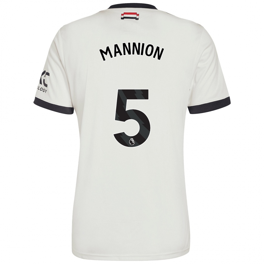 Homme Maillot Aoife Mannion #5 Blanc Cassé Troisieme 2024/25 T-Shirt Belgique