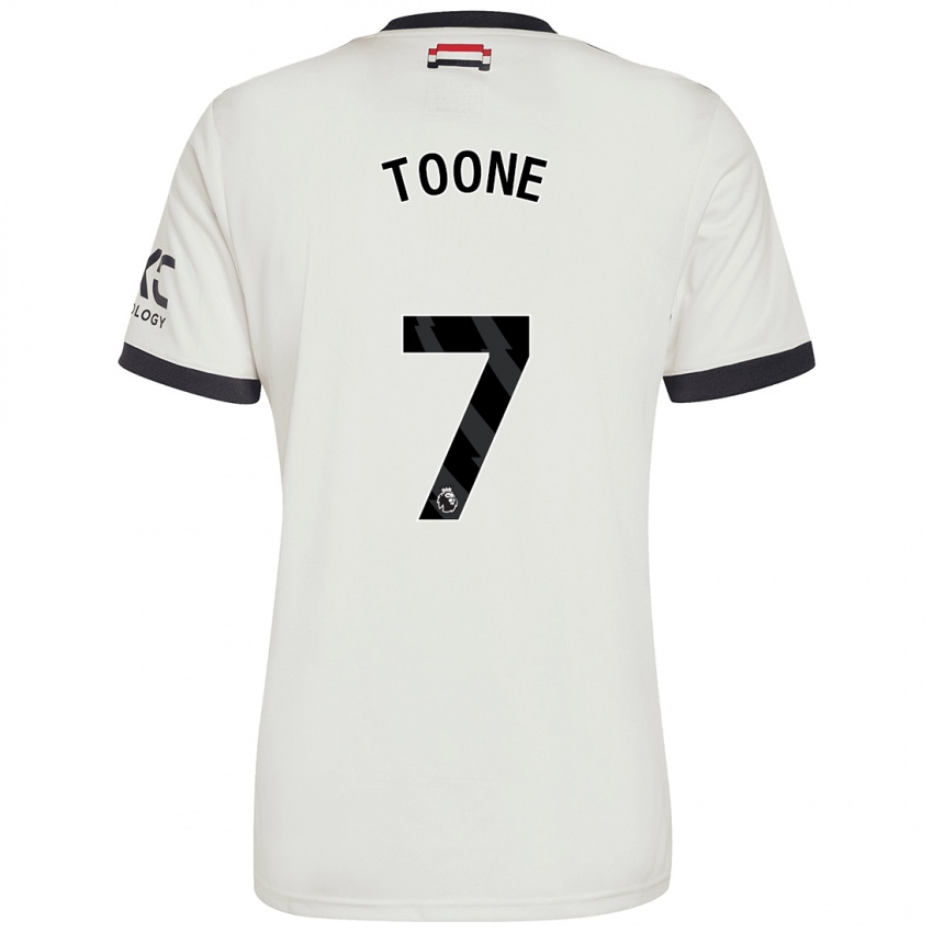 Homme Maillot Ella Toone #7 Blanc Cassé Troisieme 2024/25 T-Shirt Belgique