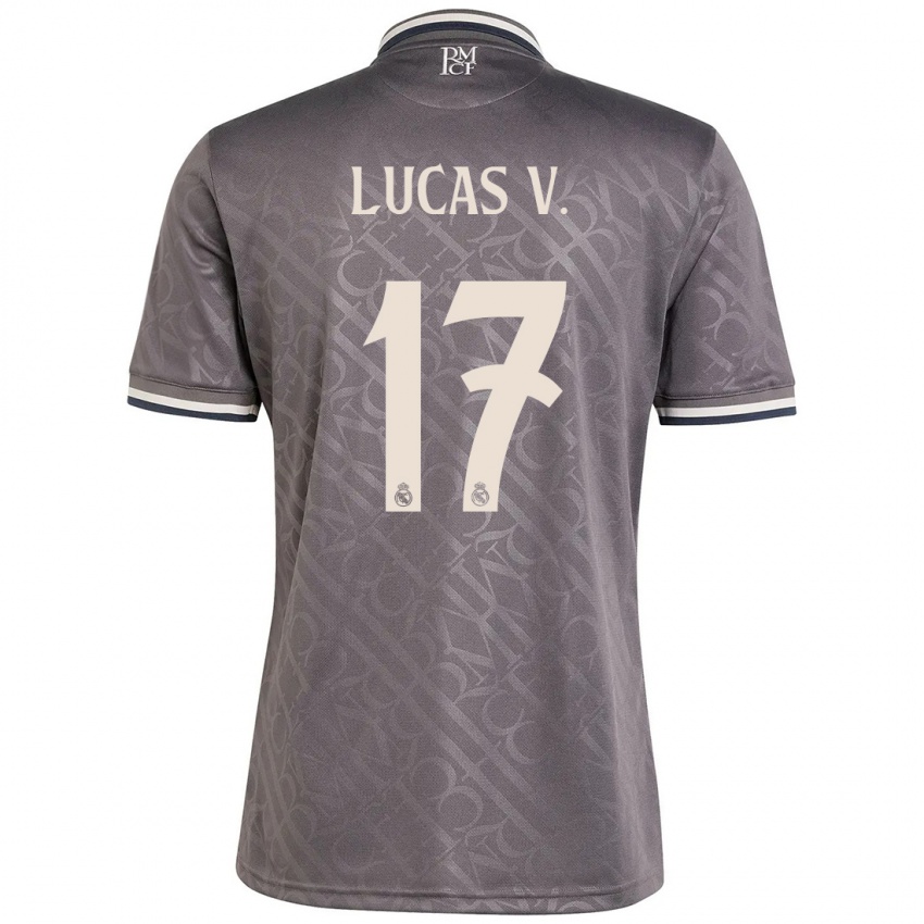 Heren Lucas Vazquez #17 Houtskool Thuisshirt Derde Tenue 2024/25 T-Shirt België