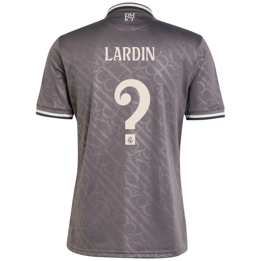 Herren Carlos Lardin #0 Anthrazit Ausweichtrikot Trikot 2024/25 T-Shirt Belgien