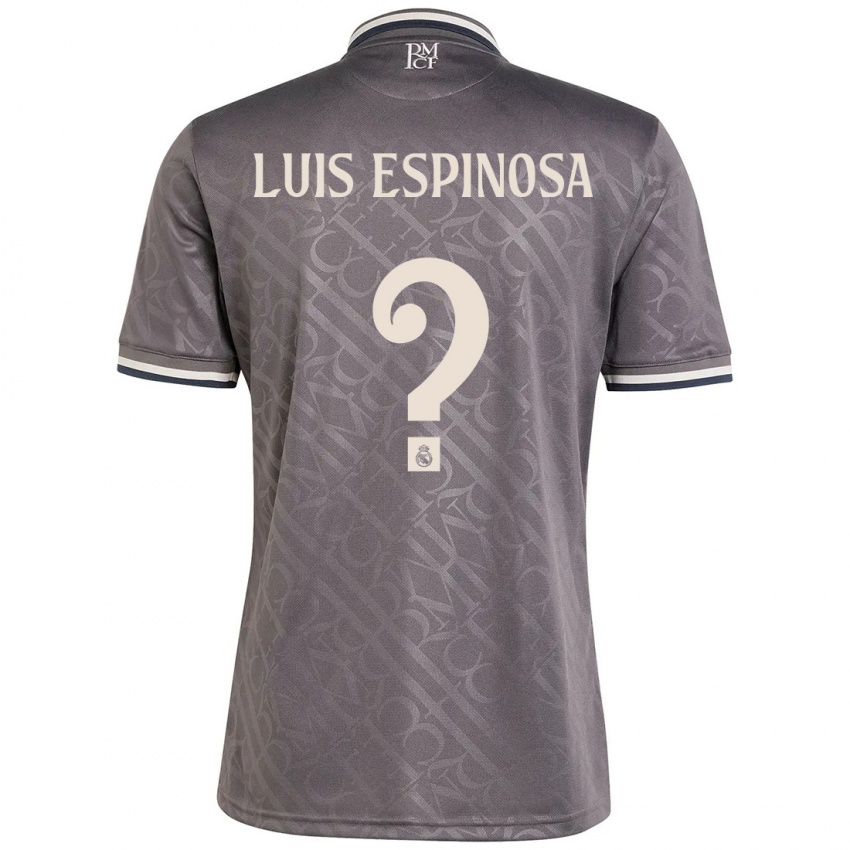 Herren José Luis Espinosa #0 Anthrazit Ausweichtrikot Trikot 2024/25 T-Shirt Belgien