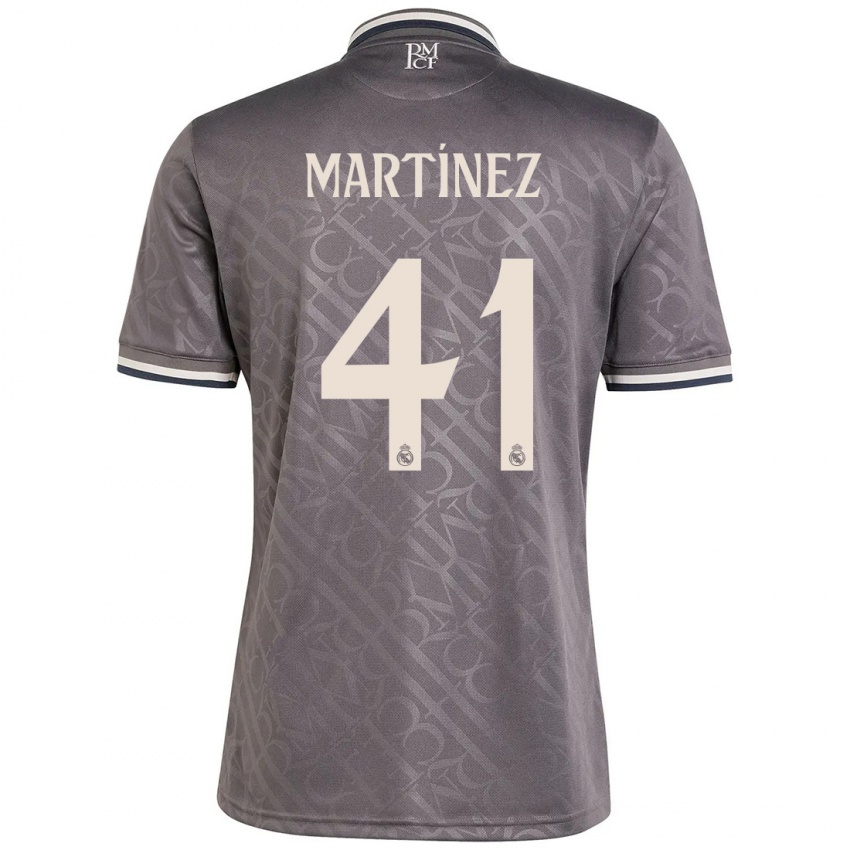 Herren Joan Martínez #41 Anthrazit Ausweichtrikot Trikot 2024/25 T-Shirt Belgien