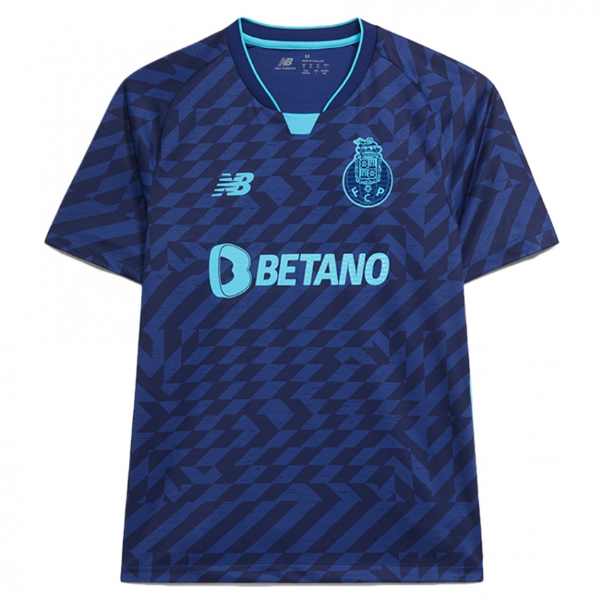 Heren Uw Naam #0 Marineblauw Thuisshirt Derde Tenue 2024/25 T-Shirt België