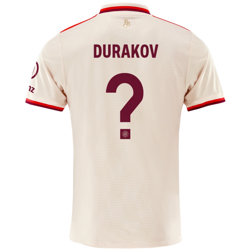 Heren Sejdo Durakov #0 Linen Thuisshirt Derde Tenue 2024/25 T-Shirt België