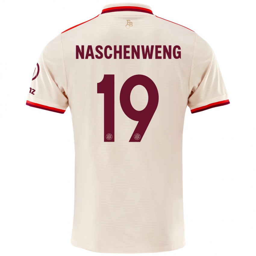 Heren Katharina Naschenweng #19 Linen Thuisshirt Derde Tenue 2024/25 T-Shirt België