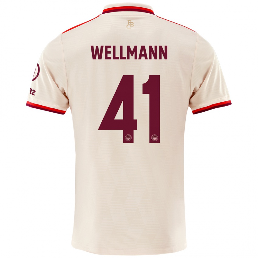 Heren Anna Wellmann #41 Linen Thuisshirt Derde Tenue 2024/25 T-Shirt België