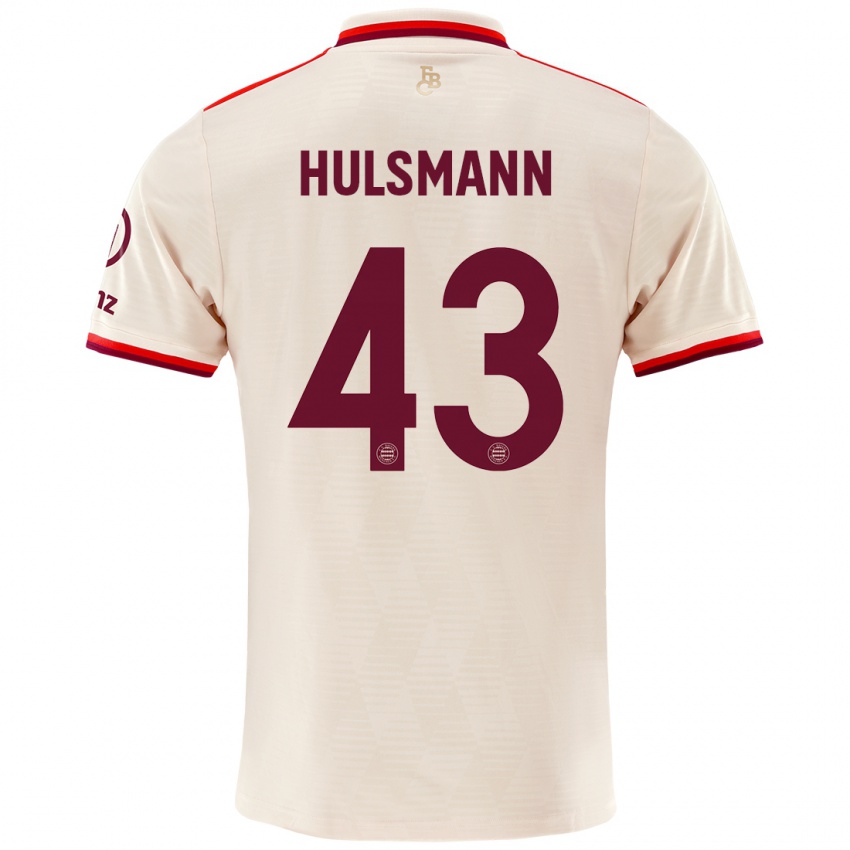 Heren Tom Hulsmann #43 Linen Thuisshirt Derde Tenue 2024/25 T-Shirt België