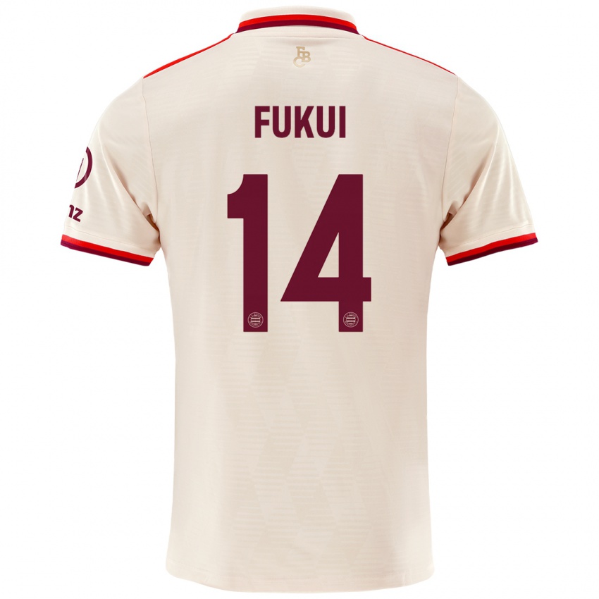 Heren Taichi Fukui #14 Linen Thuisshirt Derde Tenue 2024/25 T-Shirt België