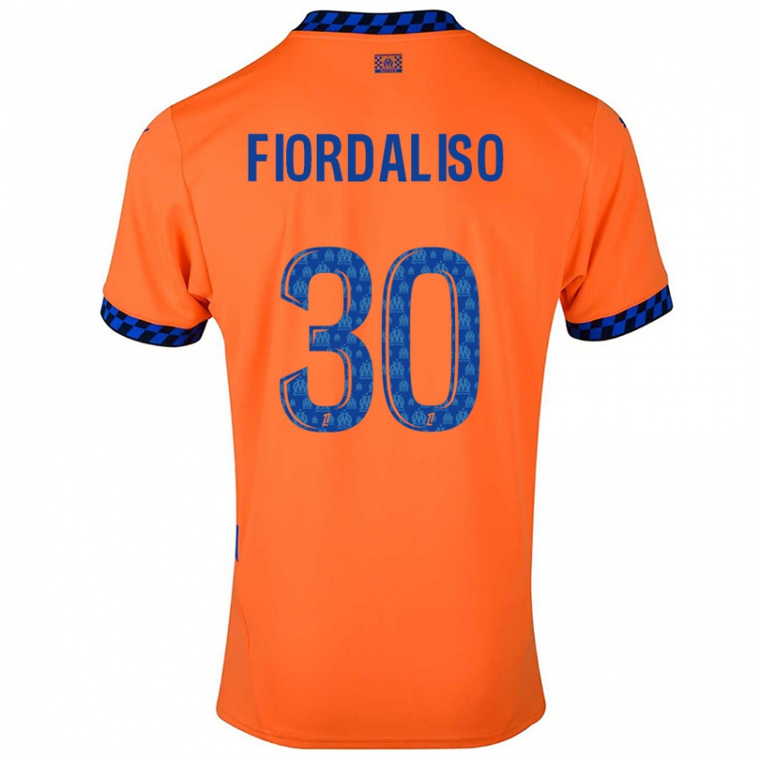 Homme Maillot Thelma Fiordaliso #30 Orange Bleu Foncé Troisieme 2024/25 T-Shirt Belgique