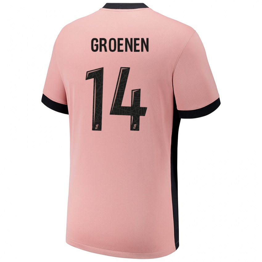 Herren Jackie Groenen #14 Rostros Ausweichtrikot Trikot 2024/25 T-Shirt Belgien