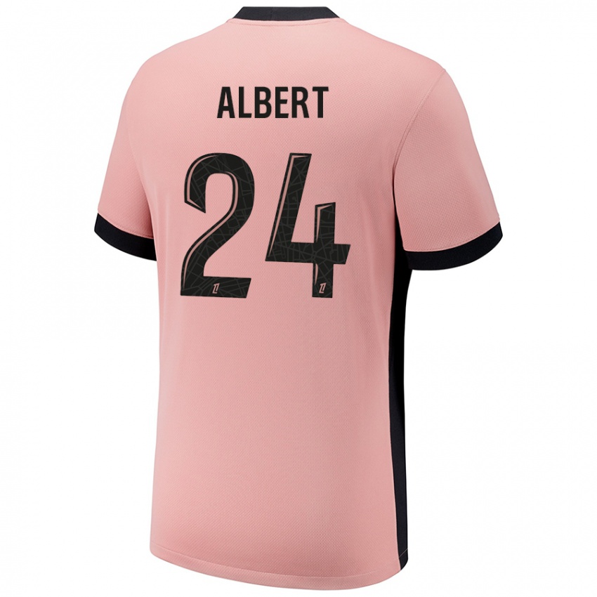 Herren Korbin Albert #24 Rostros Ausweichtrikot Trikot 2024/25 T-Shirt Belgien