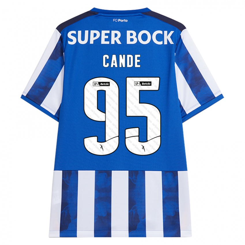 Dames Anhá Cande #95 Blauw Wit Thuisshirt Thuistenue 2024/25 T-Shirt België