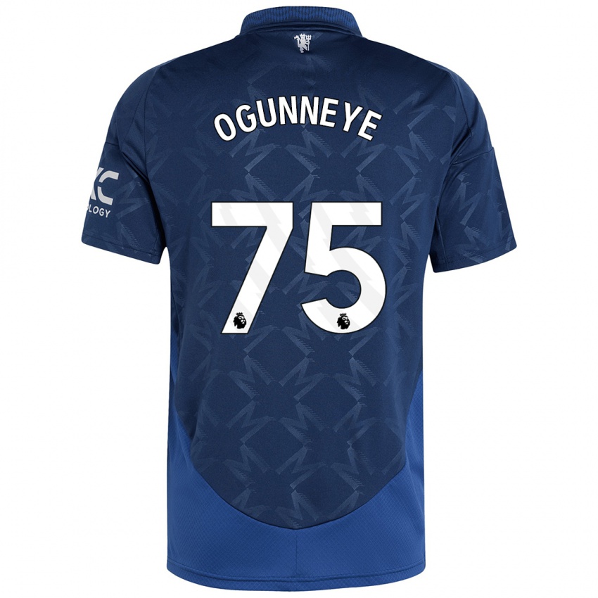 Femme Maillot Habeeb Ogunneye #75 Indigo Tenues Extérieur 2024/25 T-Shirt Belgique