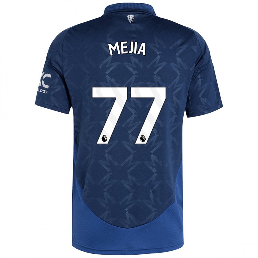 Femme Maillot Mateo Mejia #77 Indigo Tenues Extérieur 2024/25 T-Shirt Belgique