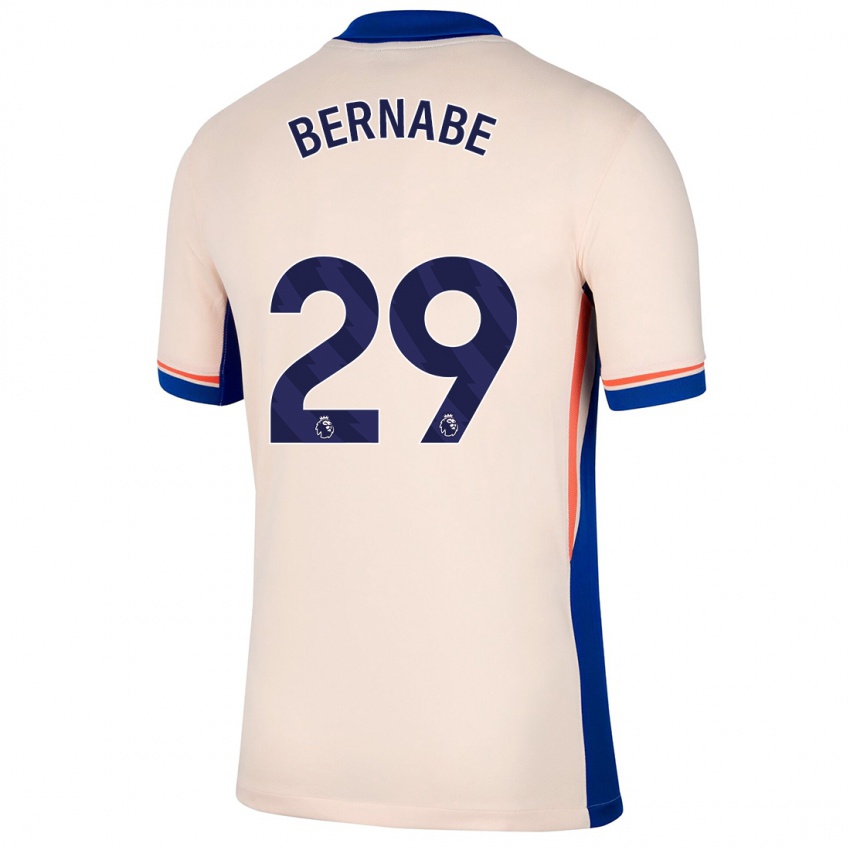 Femme Maillot Alejandra Bernabé #29 Beige Clair Tenues Extérieur 2024/25 T-Shirt Belgique