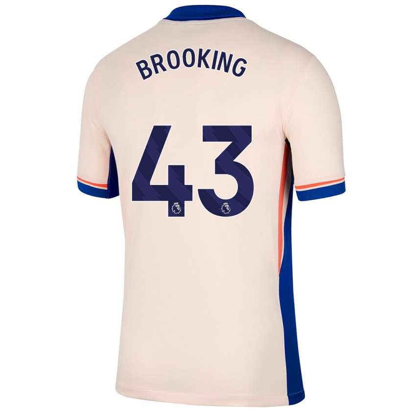 Dames Josh Brooking #43 Lichtbeige Uitshirt Uittenue 2024/25 T-Shirt België