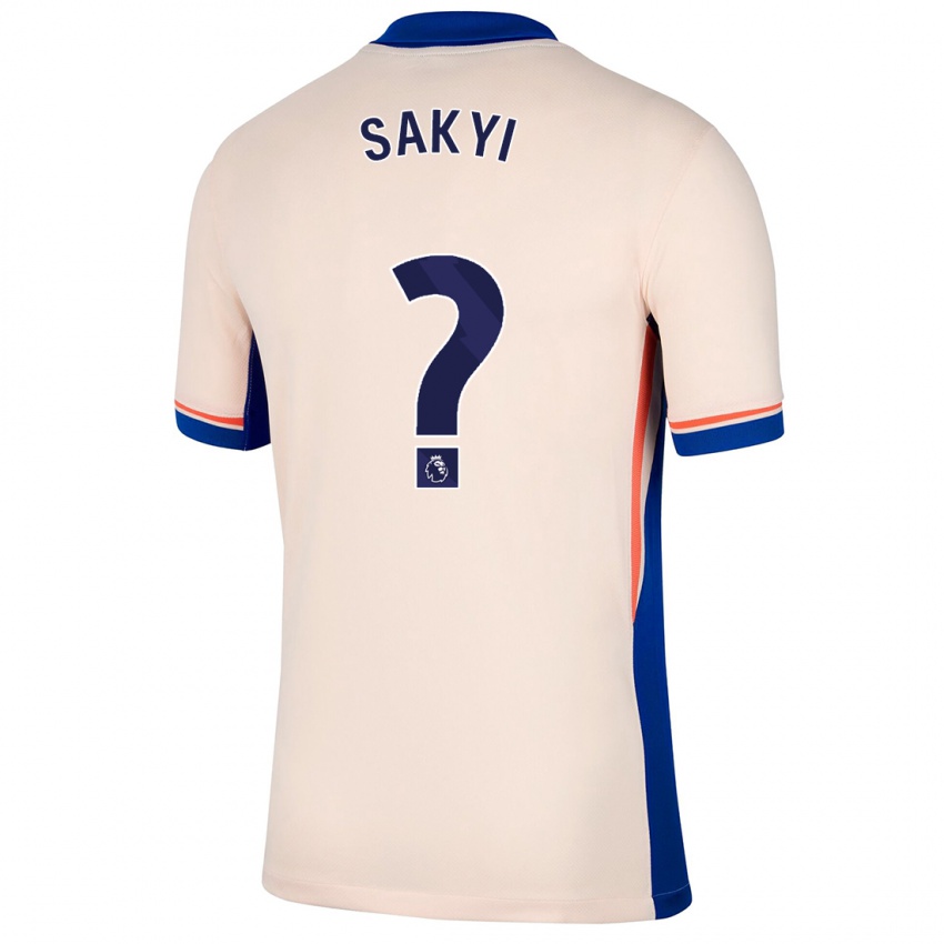 Femme Maillot Samuel Rak-Sakyi #0 Beige Clair Tenues Extérieur 2024/25 T-Shirt Belgique