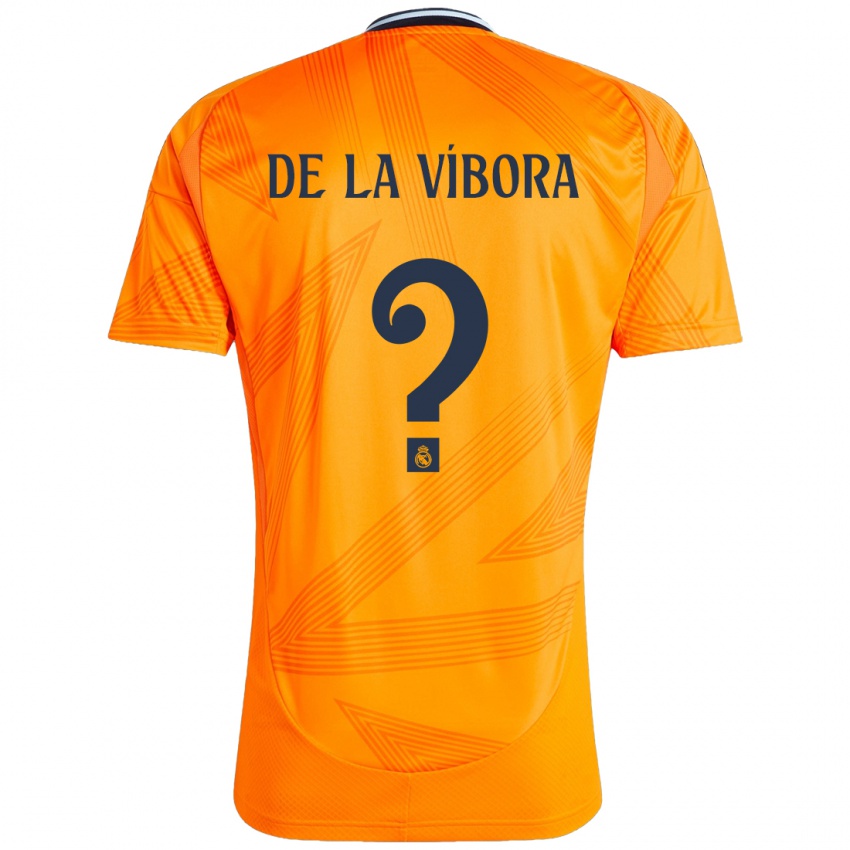 Dames David De La Víbora #0 Oranje Uitshirt Uittenue 2024/25 T-Shirt België