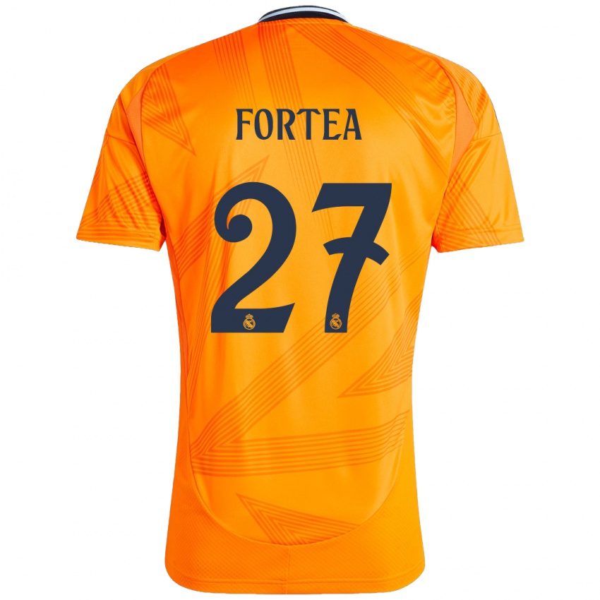 Dames Jesús Fortea #27 Oranje Uitshirt Uittenue 2024/25 T-Shirt België