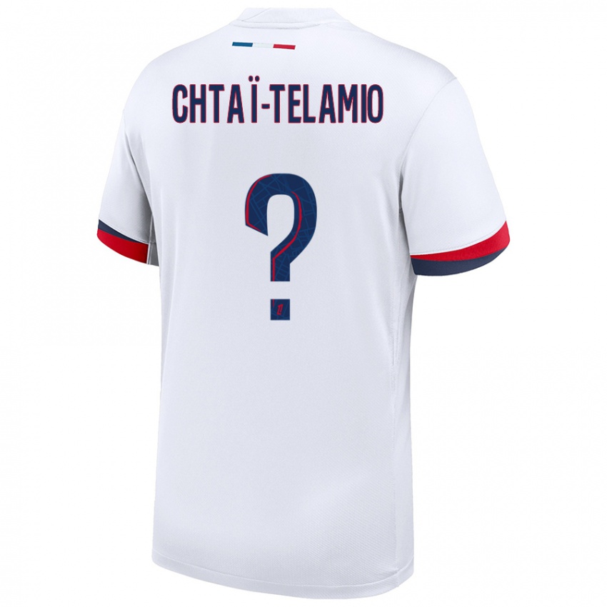 Femme Maillot Zayon Chtaï-Telamio #0 Blanc Bleu Rouge Tenues Extérieur 2024/25 T-Shirt Belgique