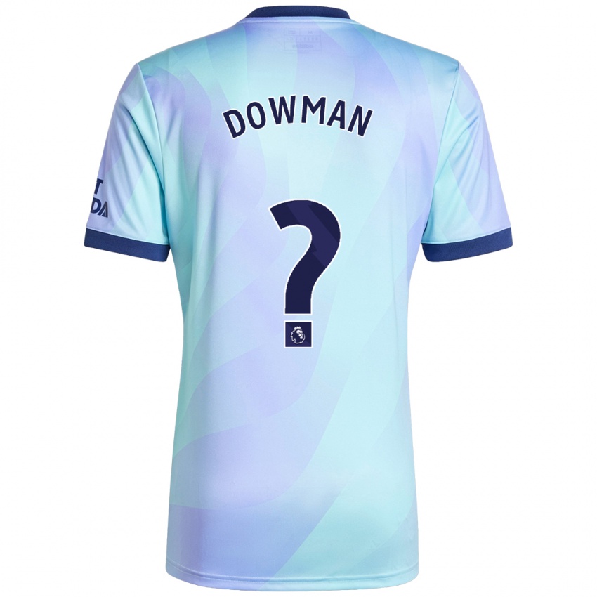 Dames Max Dowman #0 Aqua Thuisshirt Derde Tenue 2024/25 T-Shirt België