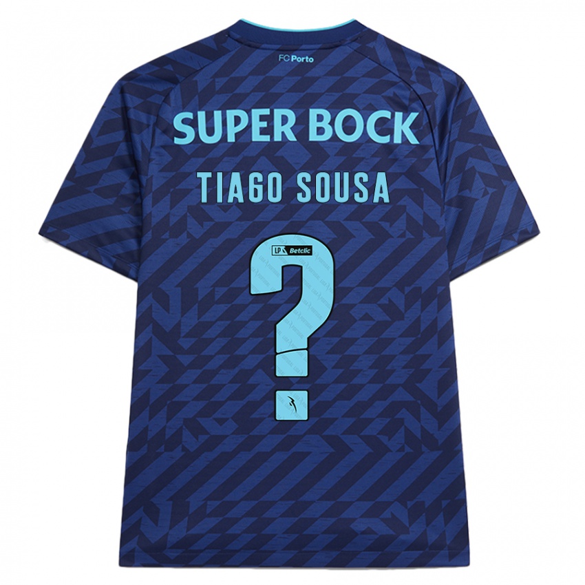 Dames Tiago Sousa #0 Marineblauw Thuisshirt Derde Tenue 2024/25 T-Shirt België