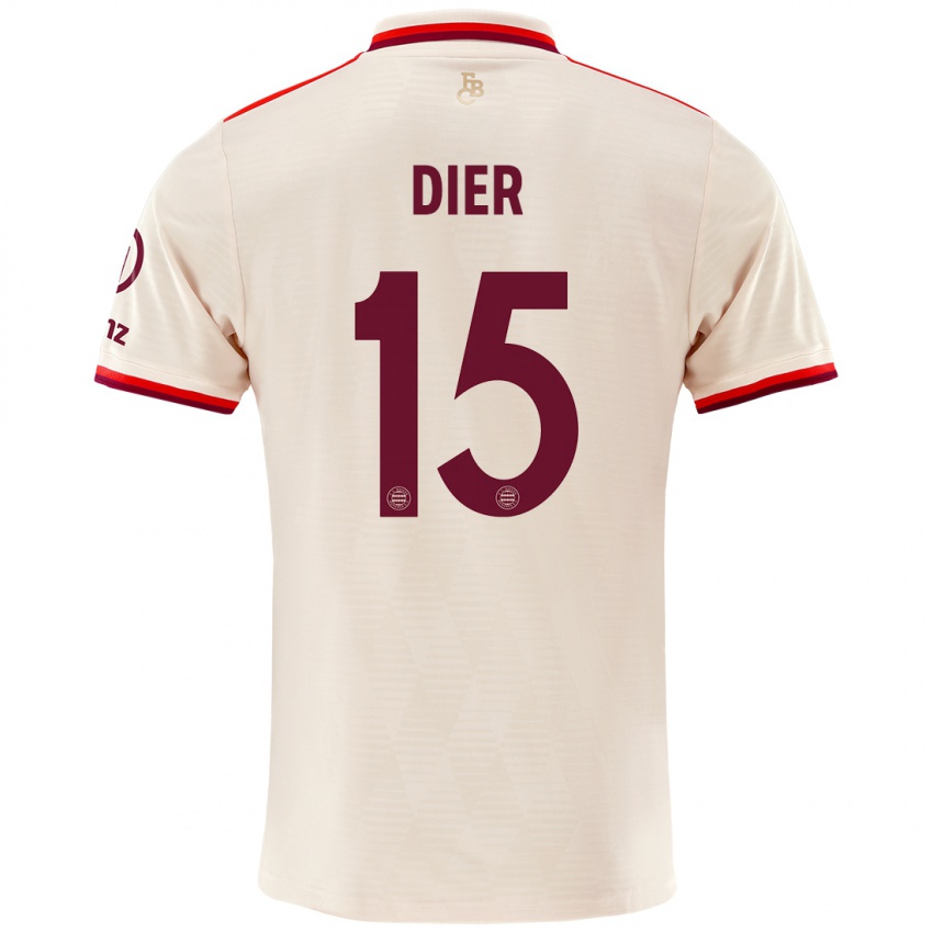 Damen Eric Dier #15 Leinen Ausweichtrikot Trikot 2024/25 T-Shirt Belgien