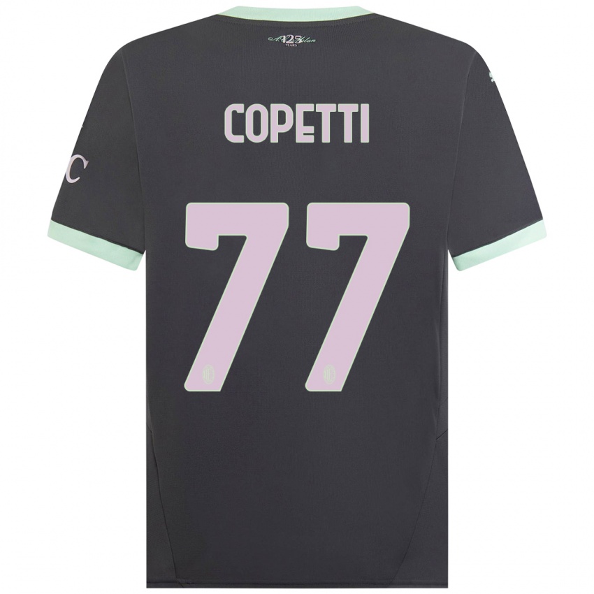 Femme Maillot Matilde Copetti #77 Gris Troisieme 2024/25 T-Shirt Belgique