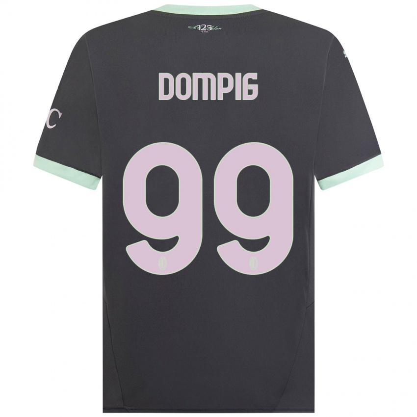 Femme Maillot Chanté Dompig #99 Gris Troisieme 2024/25 T-Shirt Belgique