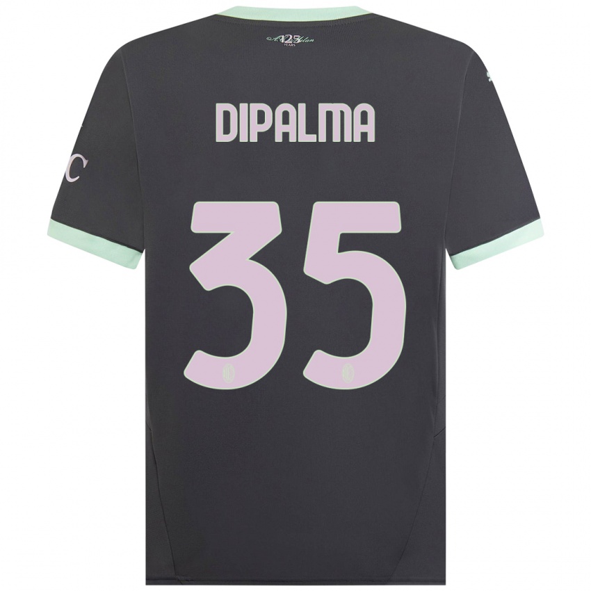 Femme Maillot Matteo Dipalma #35 Gris Troisieme 2024/25 T-Shirt Belgique