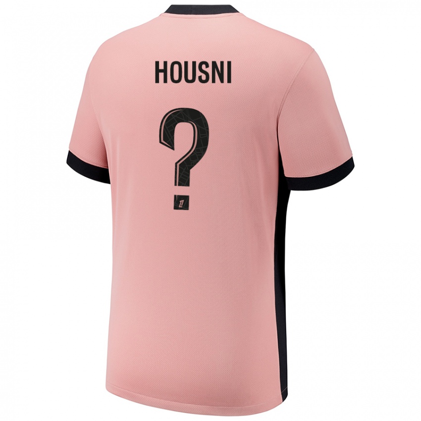 Femme Maillot Ilyes Housni #0 Rouille Rose Troisieme 2024/25 T-Shirt Belgique