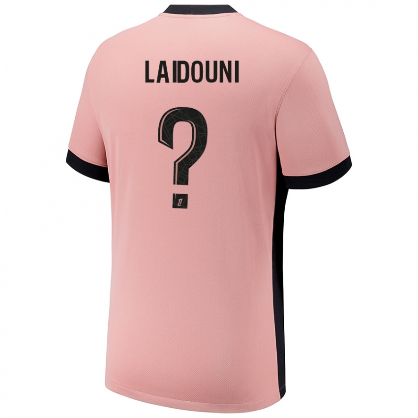 Femme Maillot Adam Laidouni #0 Rouille Rose Troisieme 2024/25 T-Shirt Belgique