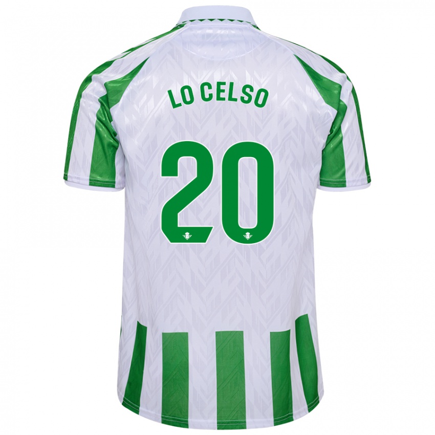 Enfant Maillot Giovani Lo Celso #20 Blanc Bleu Tenues Domicile 2024/25 T-Shirt Belgique