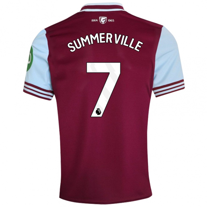 Kinderen Crysencio Summerville #7 Donkerrood Thuisshirt Thuistenue 2024/25 T-Shirt België