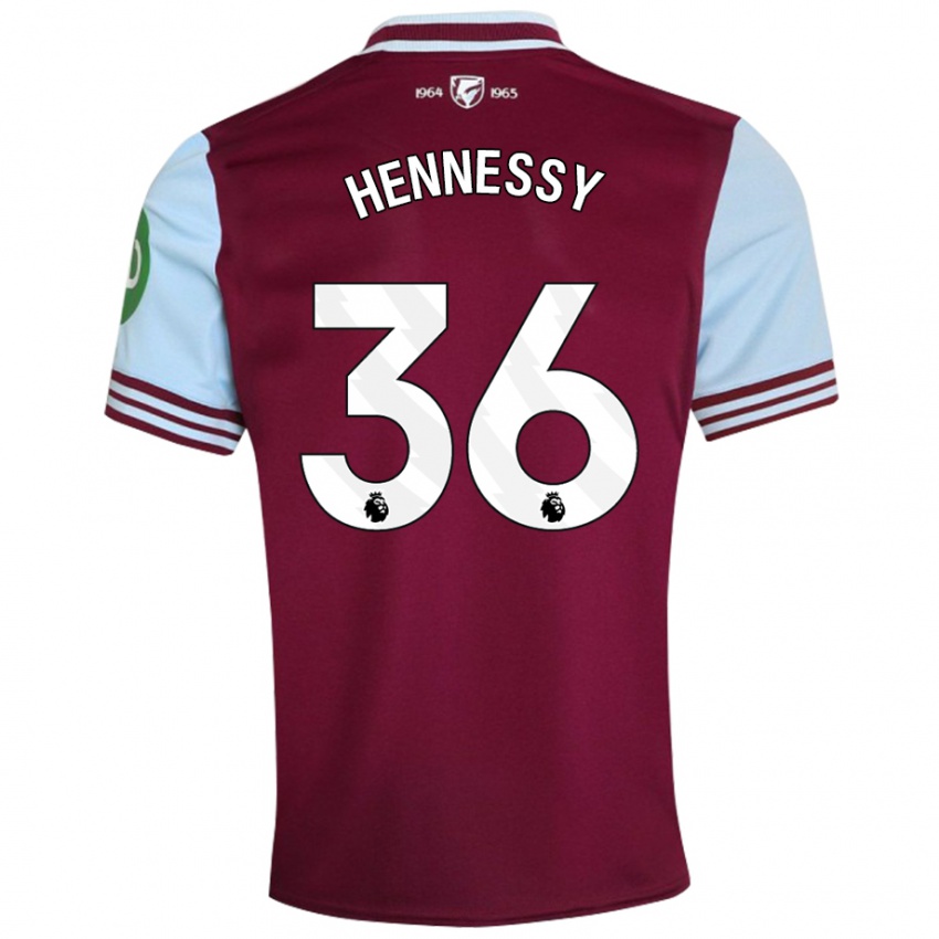 Kinderen Alexandra Hennessy #36 Donkerrood Thuisshirt Thuistenue 2024/25 T-Shirt België