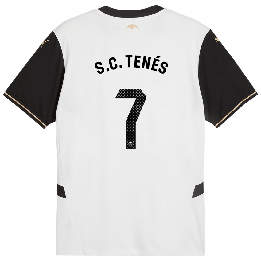 Kinderen Sergi Canós #7 Wit Zwart Thuisshirt Thuistenue 2024/25 T-Shirt België